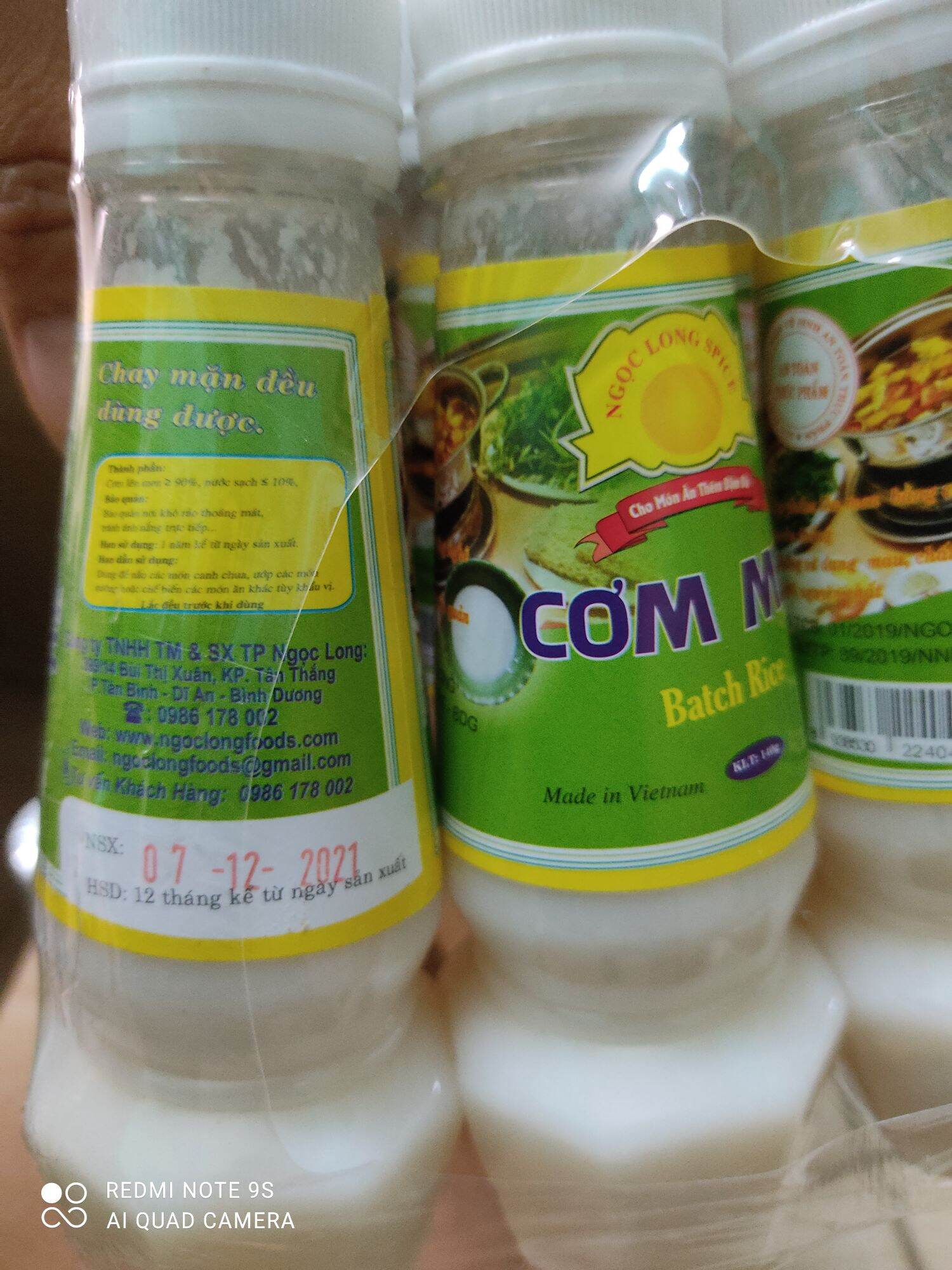 Cơm mẻ ngọc long 140g