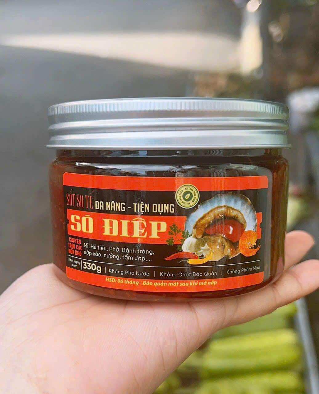 Sốt sò điệp sate hộp 300-350gr