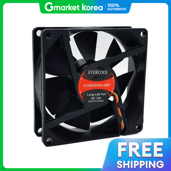 Cooling Fan Cooler 80mm Pwm 4-Pin Ec8025Hh12Bp Computer Case Cooler Pwm Cooler System Cooler Giá 1,016,400 Đồng*Miễn phí vận chuyển