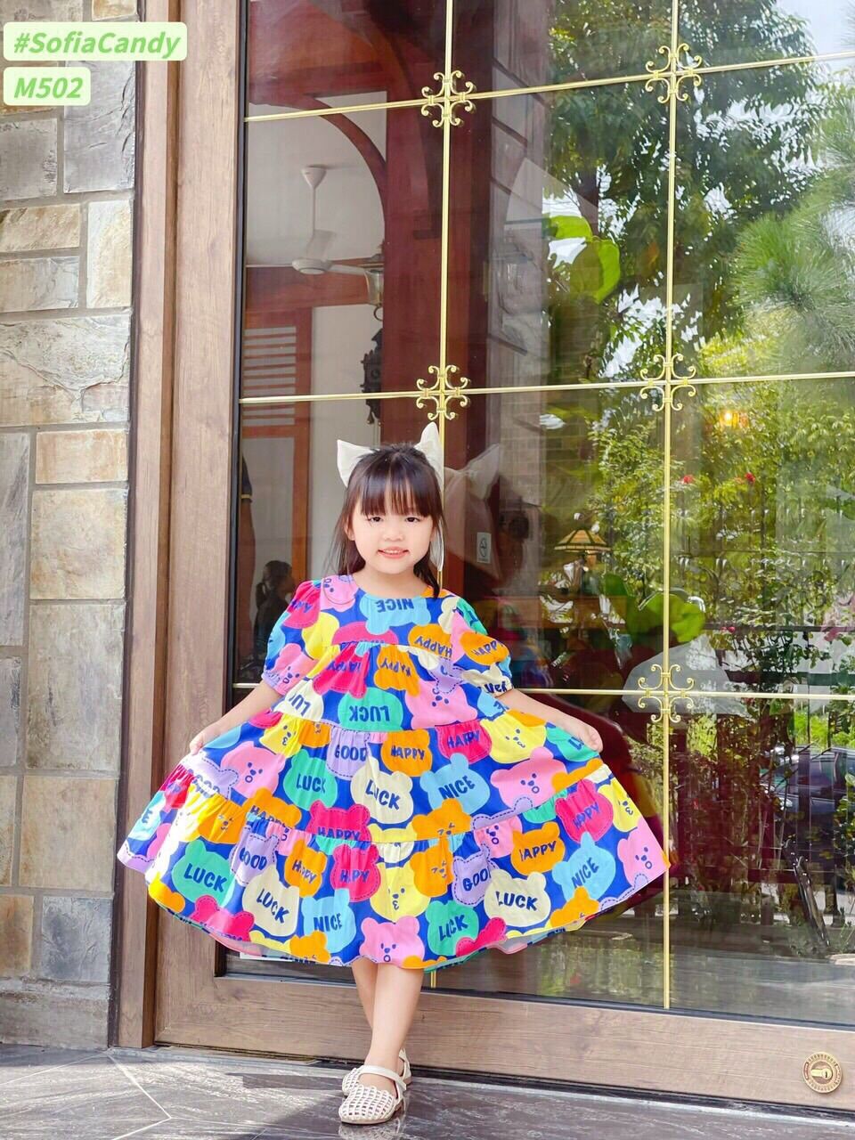 Đầm váy babydoll của SOFIA candy siêu yêu 10-38kg