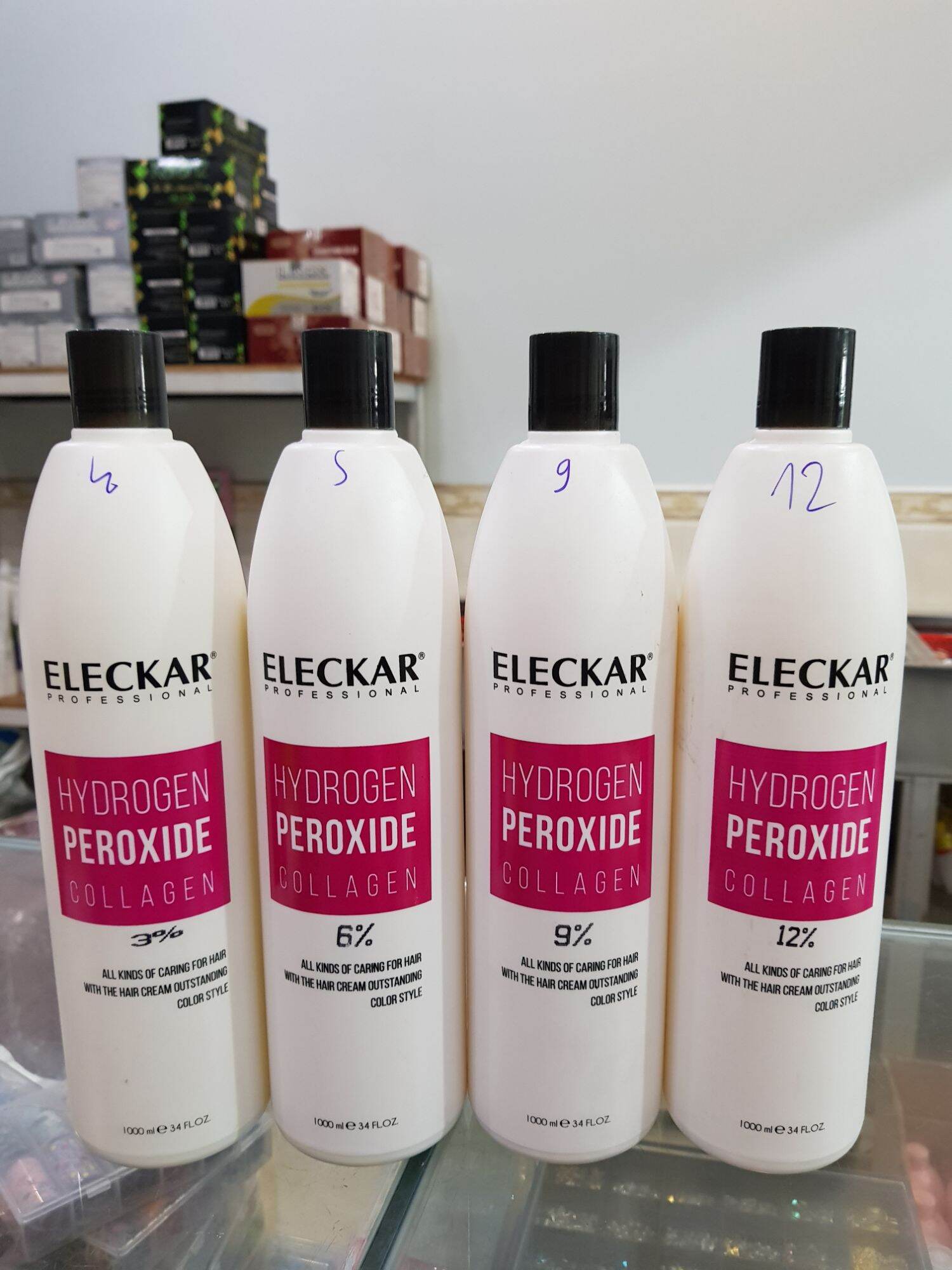 Oxy trợ nhuộm eleckar 1000ml