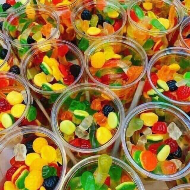 Kẹo dẻo trái cây chip chip hũ 500gr lanie food