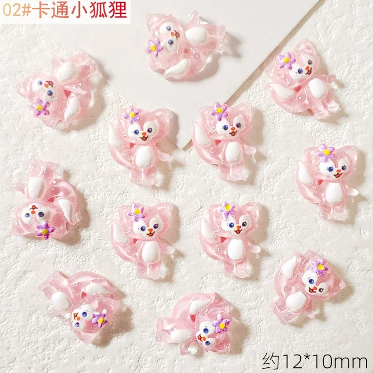 Charm nail mẫu hoạt hình