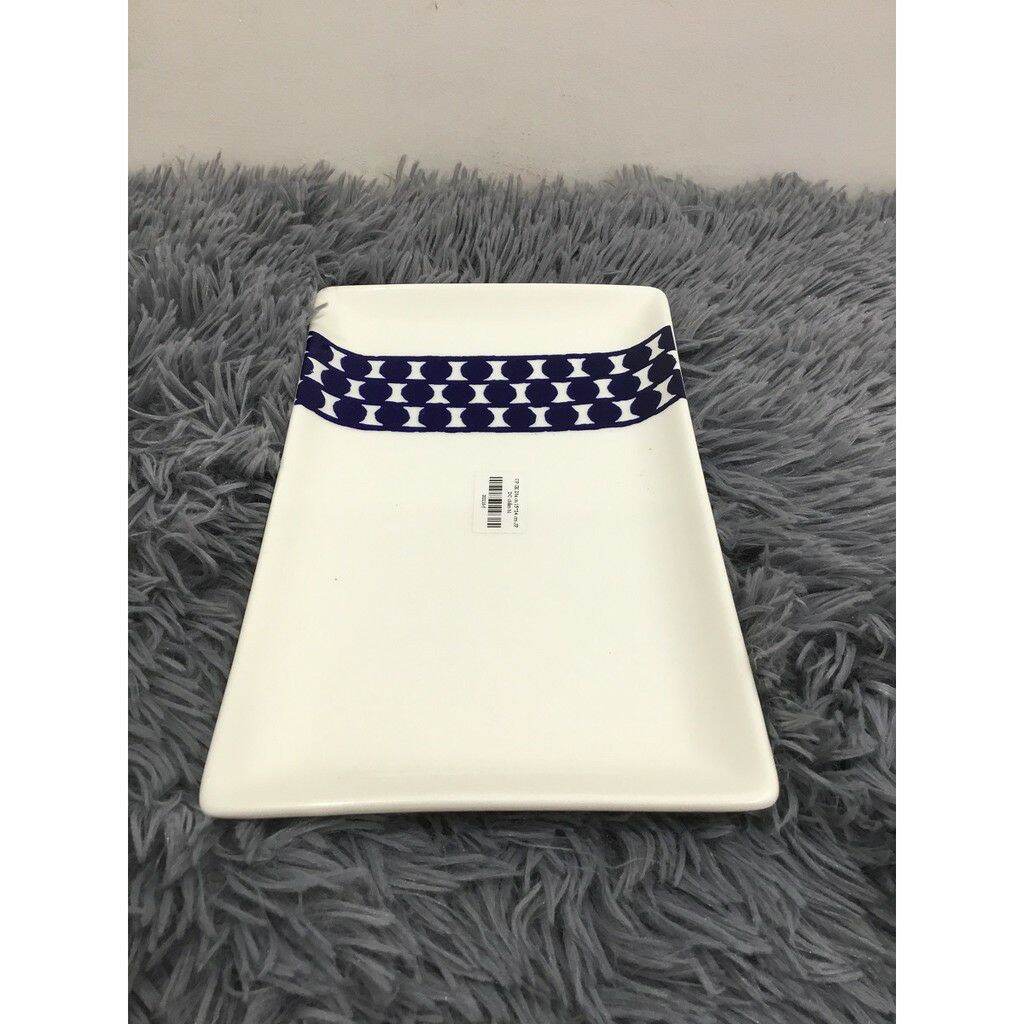 Dĩa sứ chữ nhật 25 cm cao cấp nhiều mẫu