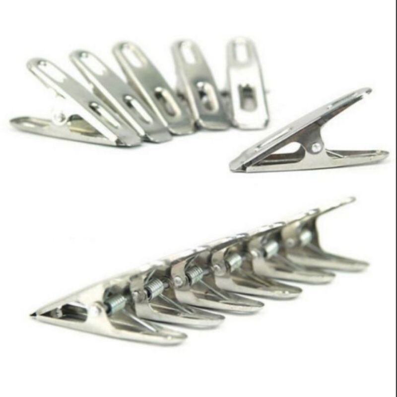Combo kẹp phơi đồ inox vĩ 20 cái