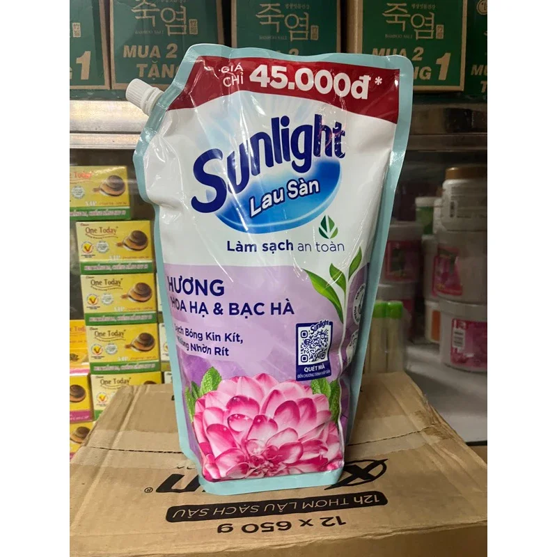 Nước lau sàn sunlight túi 2kg