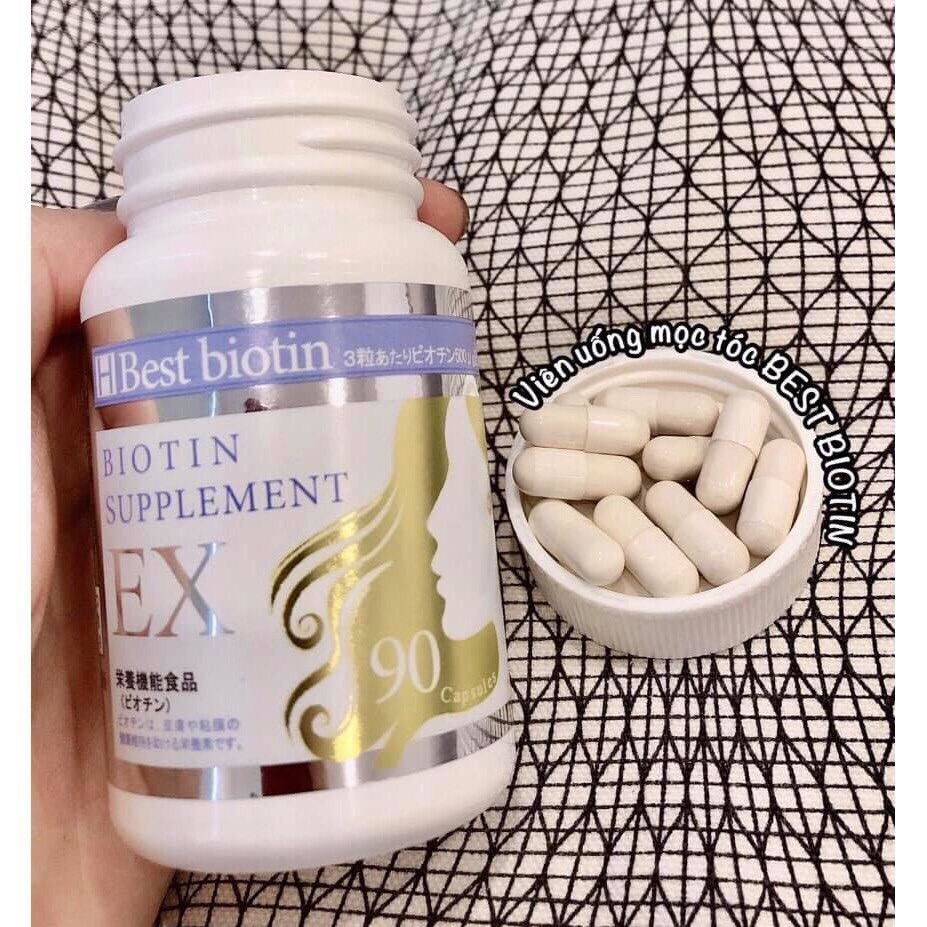 Viên Uống Hỗ Trợ Mọc Tóc Best Biotin Supplement Ex