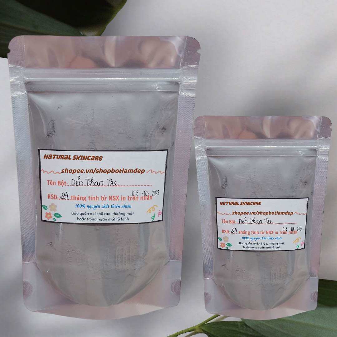 Mặt nạ dẻo than tre hoạt tính ngăn mụn đầu đen & thải độc - sản phẩm handmade