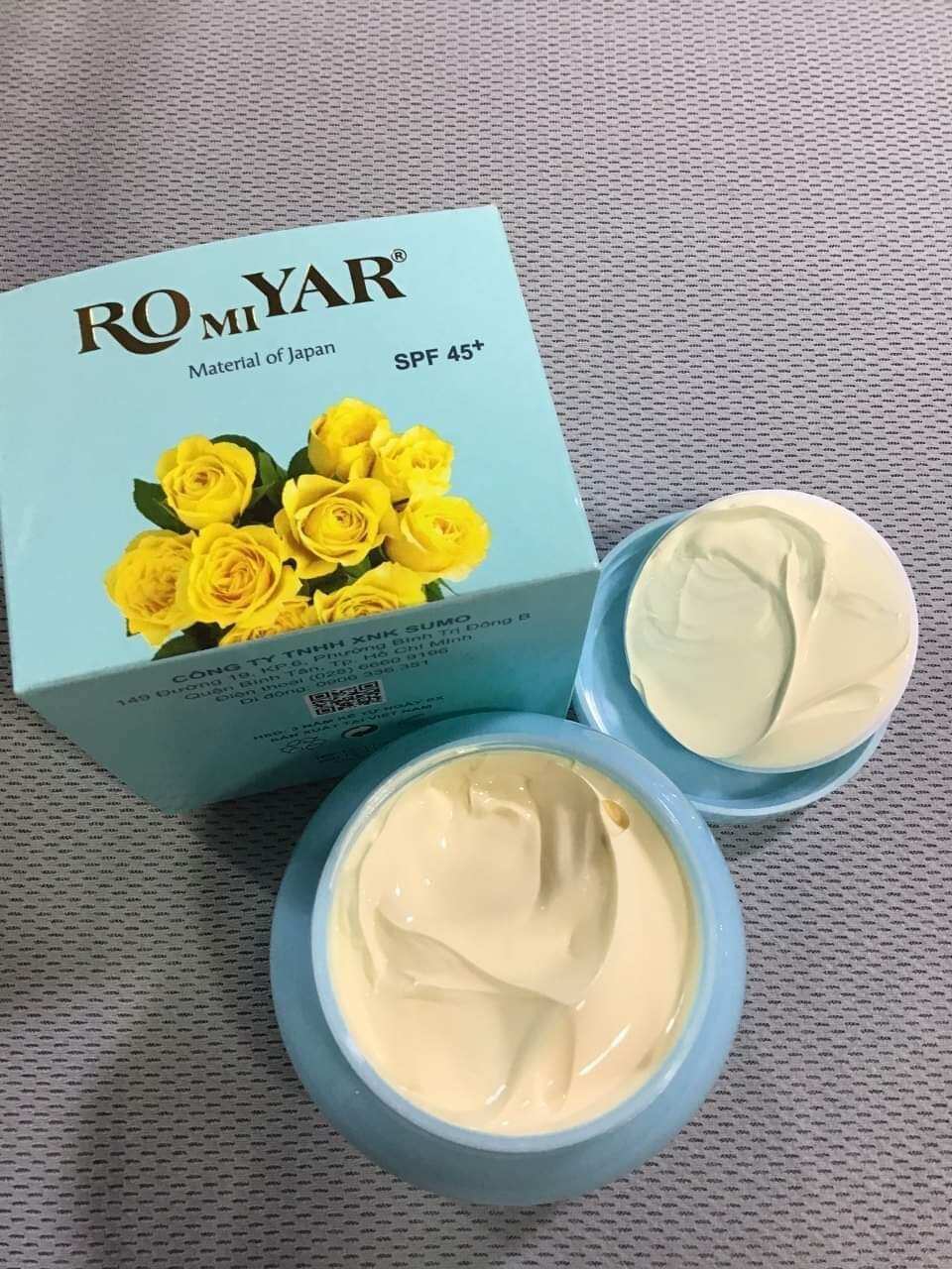 Kem dưỡng toàn thân siêu trắng romiyar xanh - bật tone sau 7 ngày