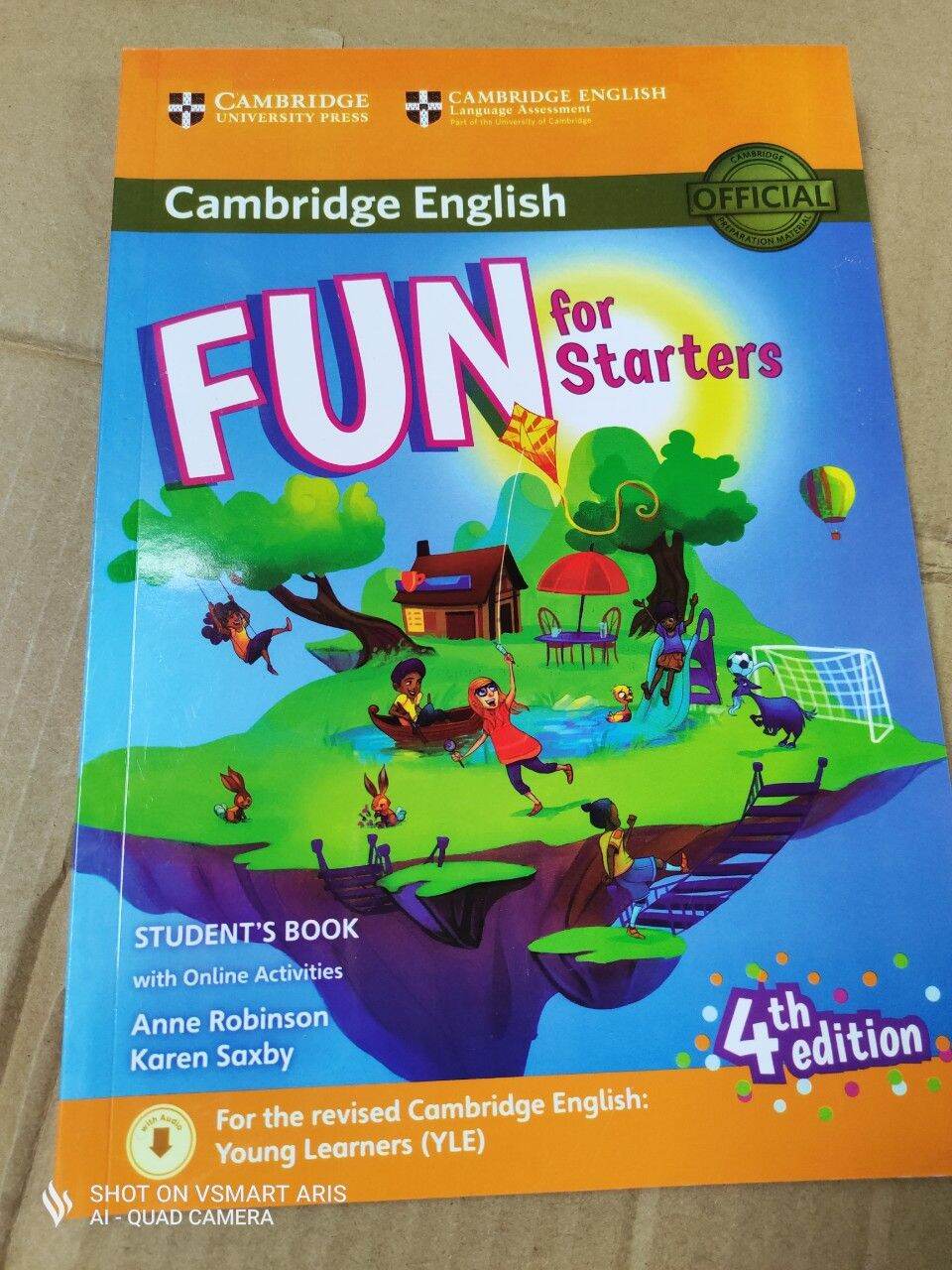 SÁCH - Fun for Starters, Movers, Flyers - tặng file mp3