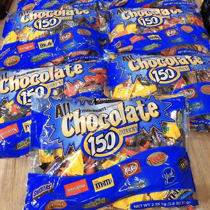 DATE MỚI Kẹo Socola 150 viên Kirkland All Chocolate