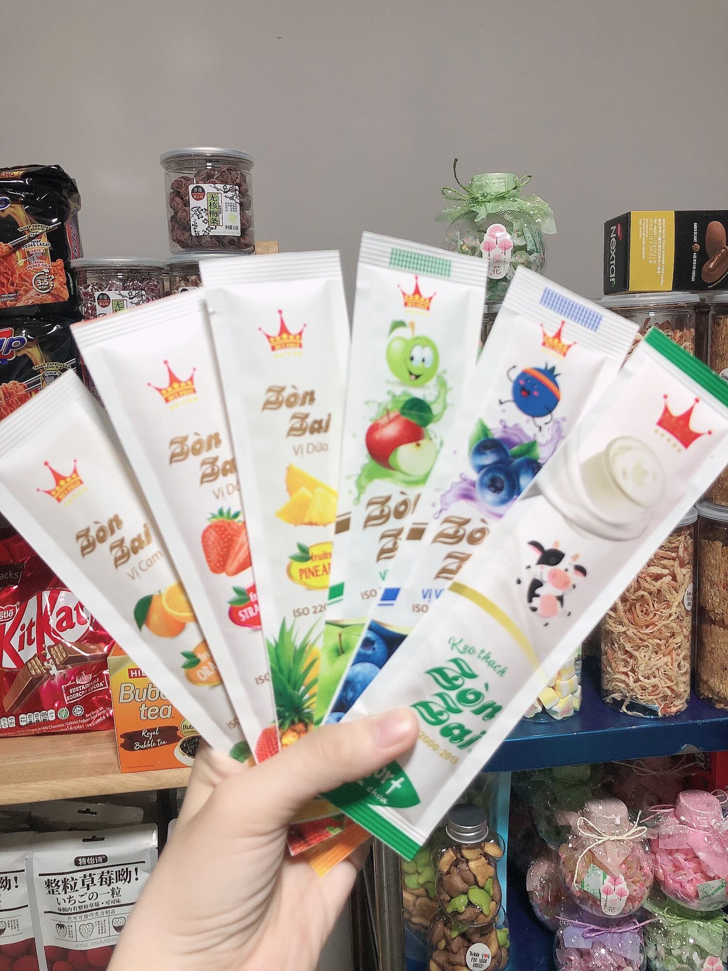 Thạch zòn zai-Jopy đủ vị 700g (Việt Thái)