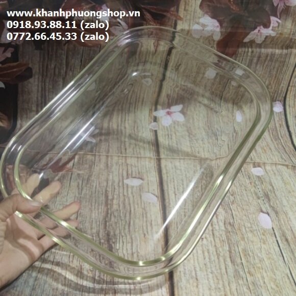 khay thủy tinh lock&lock 35x25x6cm - khay thủy tinh lock&lock