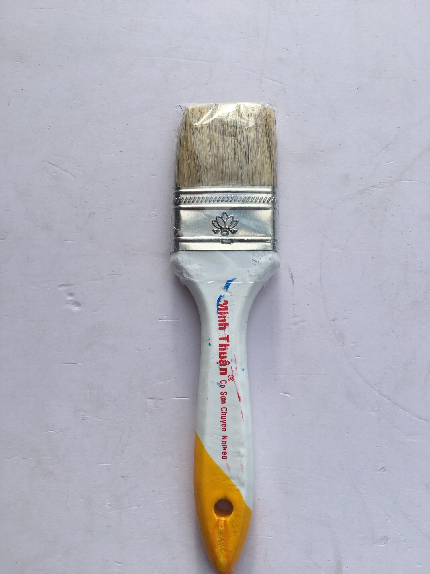 Chổi quét sơn đa năng cán gỗ bản 5cm