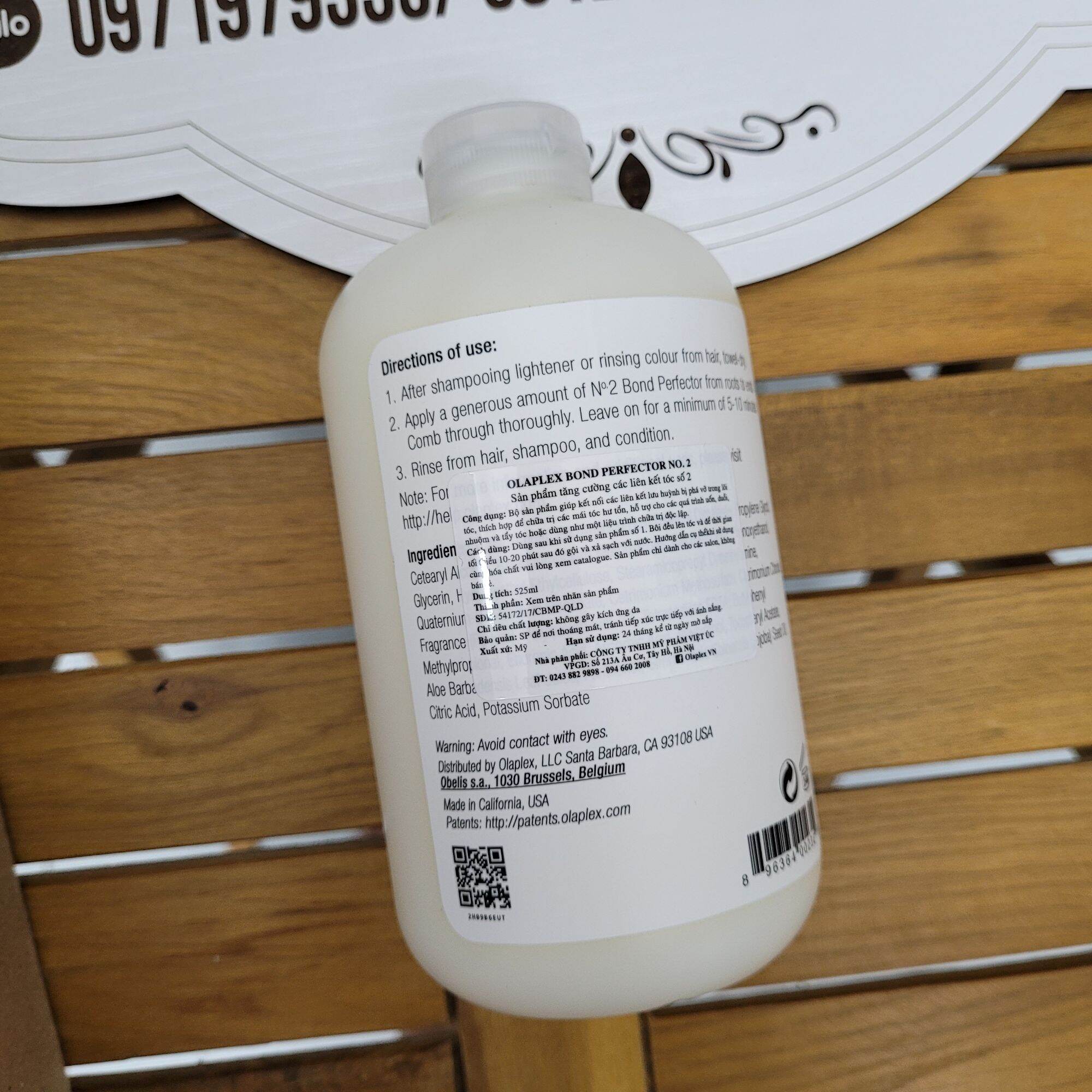 KEM PHỤC HỒI TÓC OLAPLEX SỐ 2 BOND PERFECT 525ML