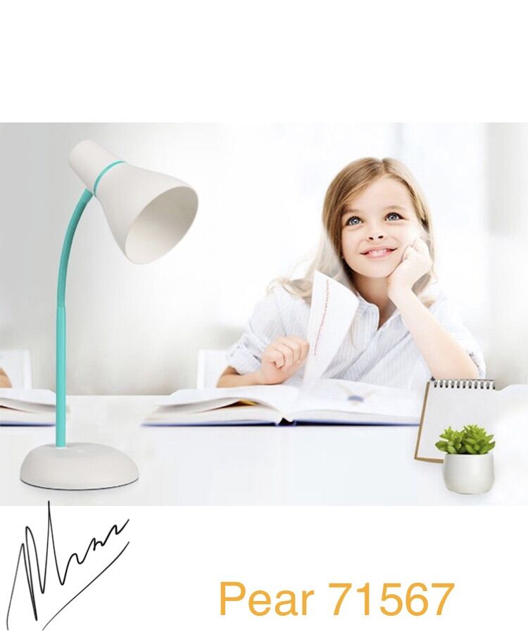 Đèn bàn Pear 71567 sử dụng bóng đui E27 (Bao gồm bóng Led Bulb Mycare 6w) [Philips chính hãng]