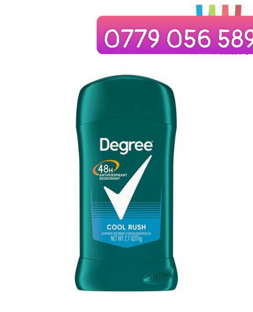 Lăn nách khử mùi hôi Degree Cool Rush sáp 76gr Mỹ.