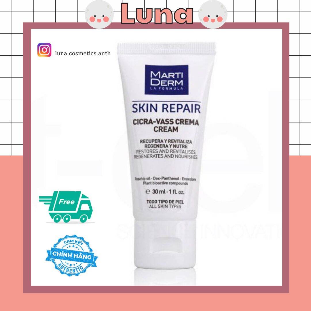 [HCM]Kem Dưỡng Tái Tạo Phục Hồi Da Nhạy Cảm MartiDerm Skin Repair Cicra Vass Cream