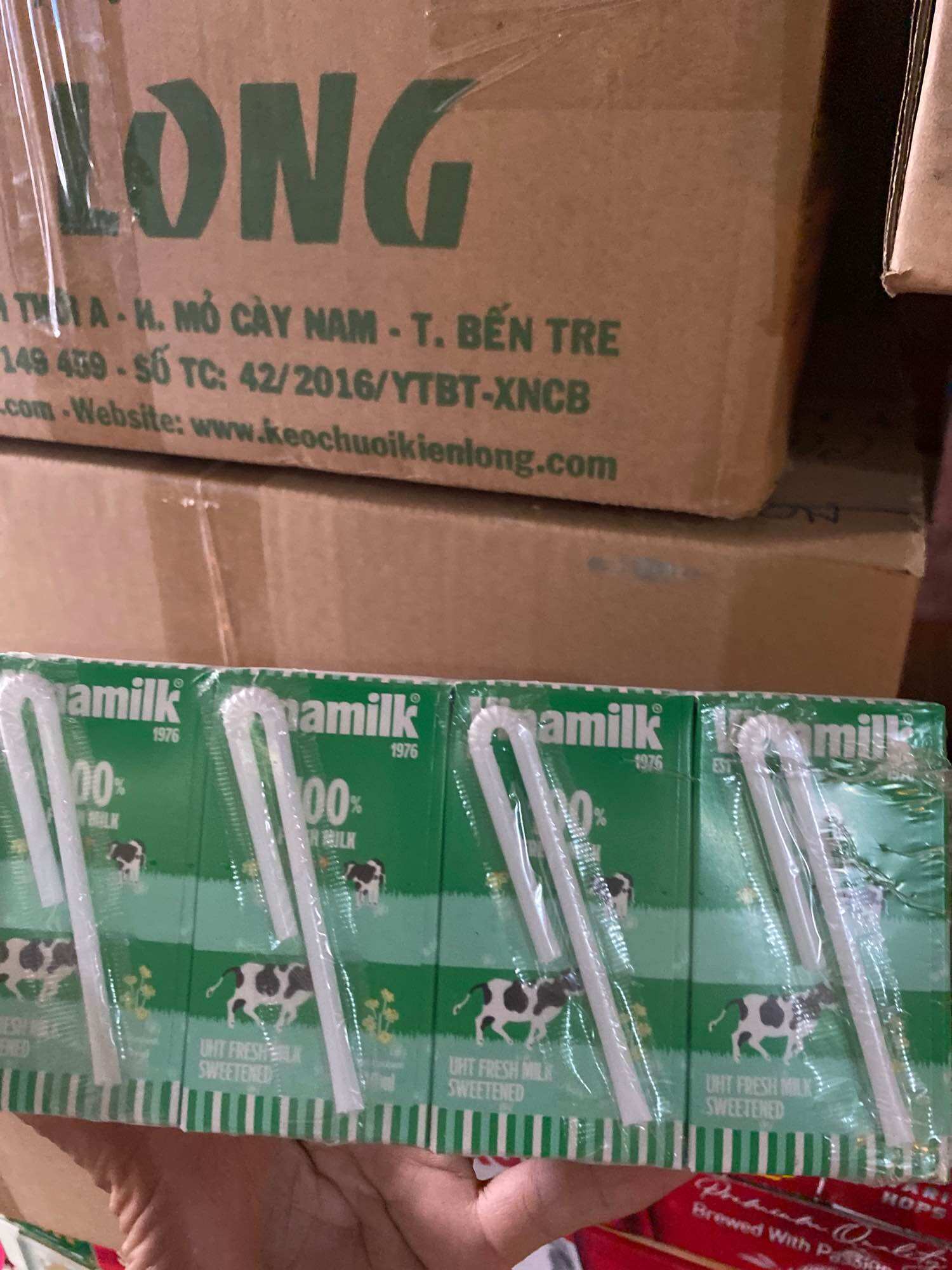 Sữa Tươi vinamilk 110ml/lốc 4 hộp