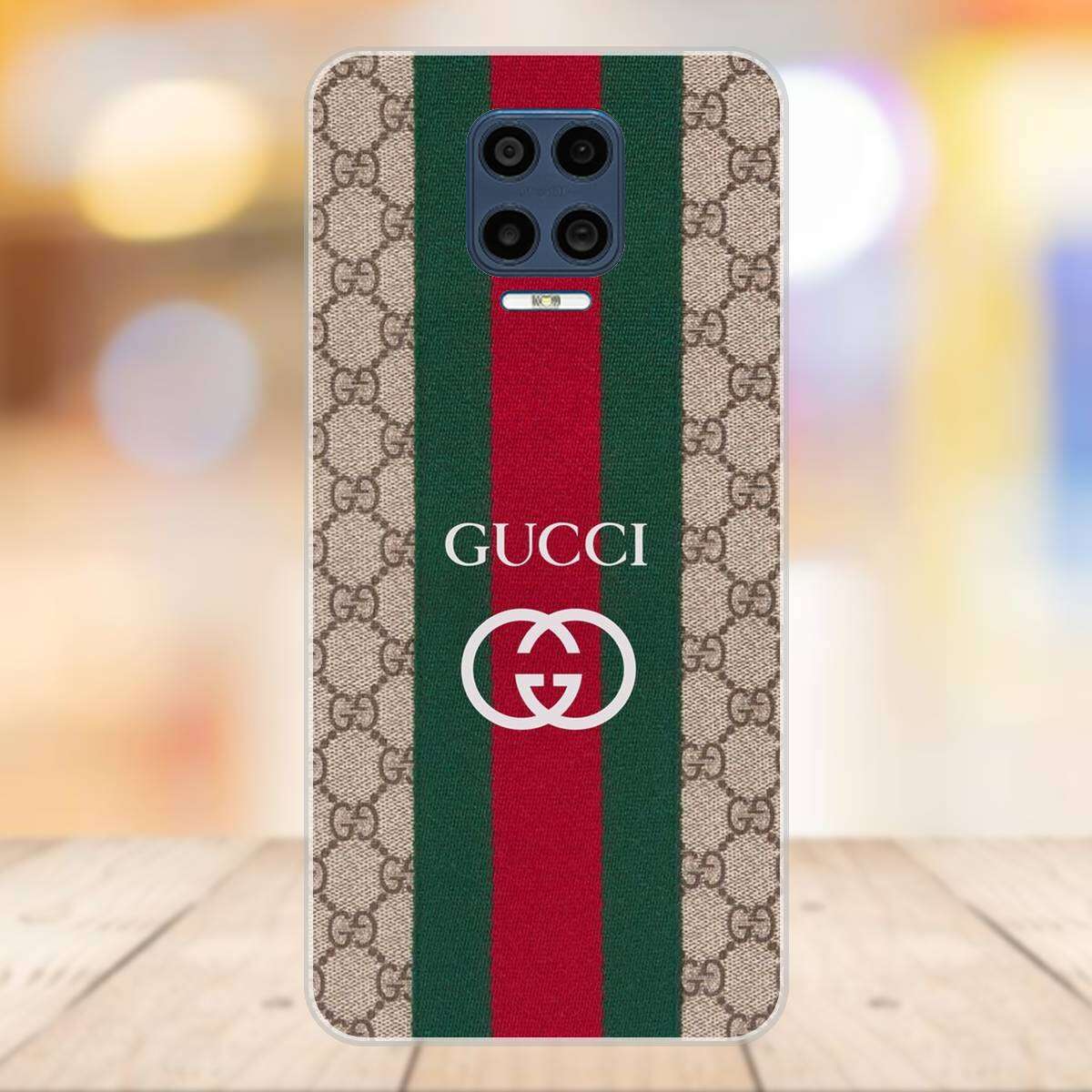 Ốp lưng điện thoại Vsmart Aris dẻo trong thương hiệu Gucci thời trang