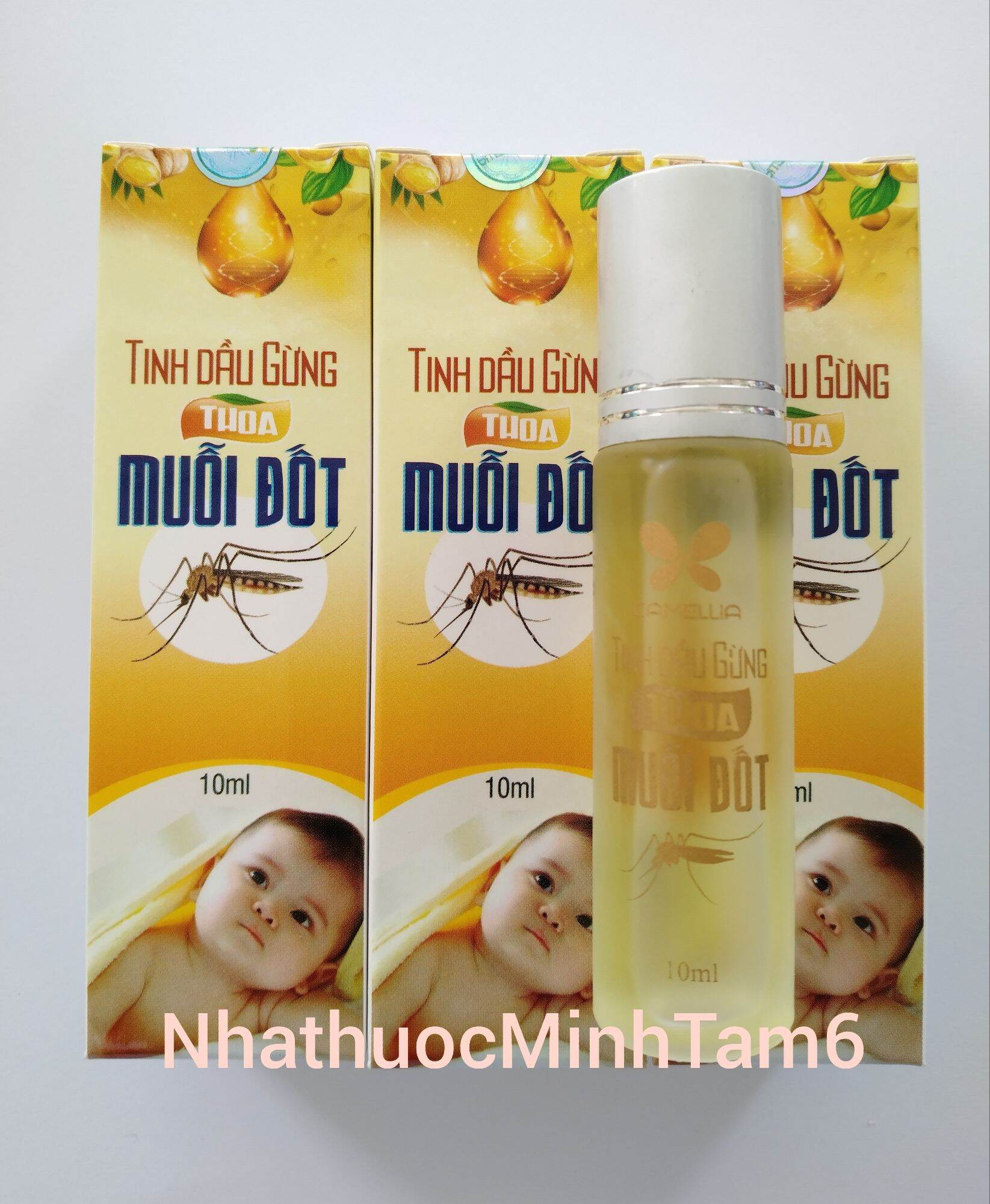 Tinh dầu thỏa muỗi đốt Camellia - đầu bi lăn - chai 10ml