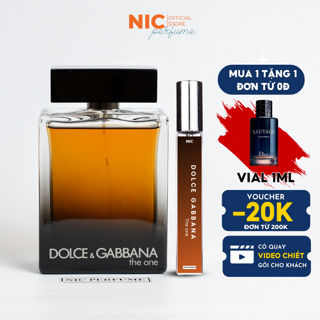 Nước hoa nam the one edp chiết 10ml