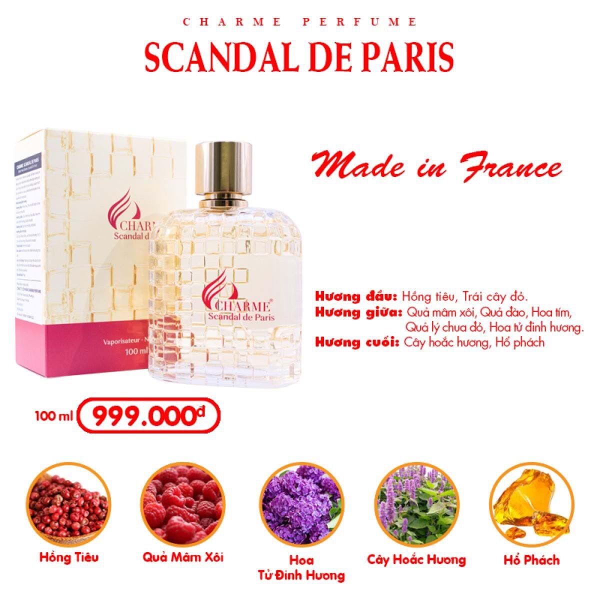 Nước hoa nữ Scandal 100ml