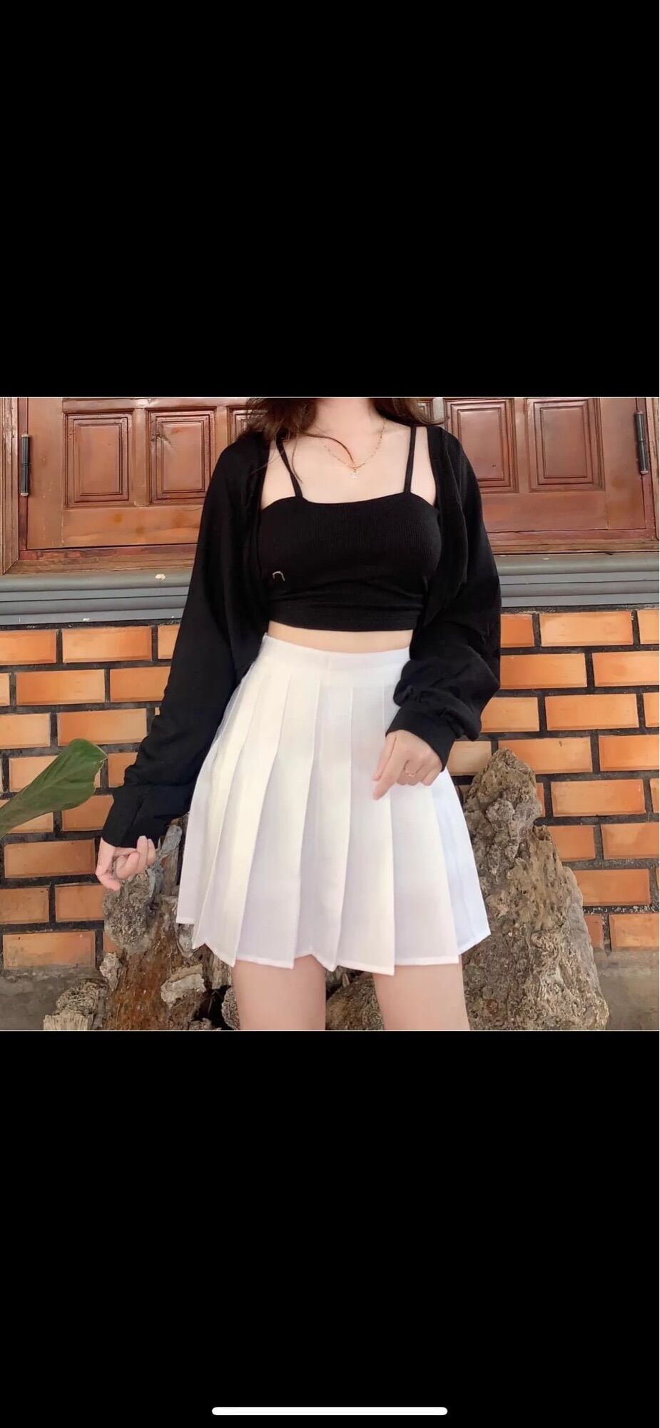 Set váy tennis +2s+ khoác cánh dơi