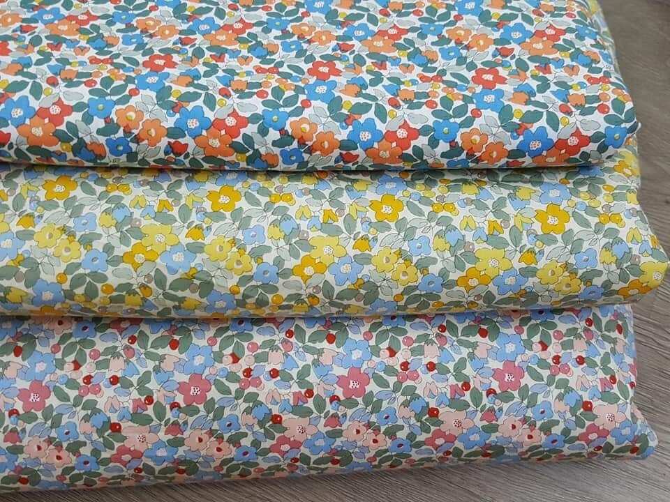VẢI THÔ COTTON HOA, KHỔ NGANG 1m5