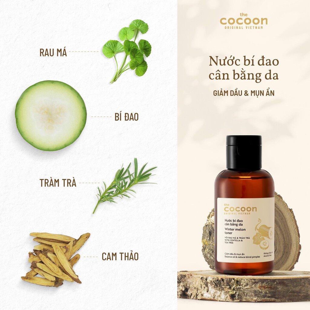 Nước Bí Đao Cân Bằng Da Cocoon 140ml