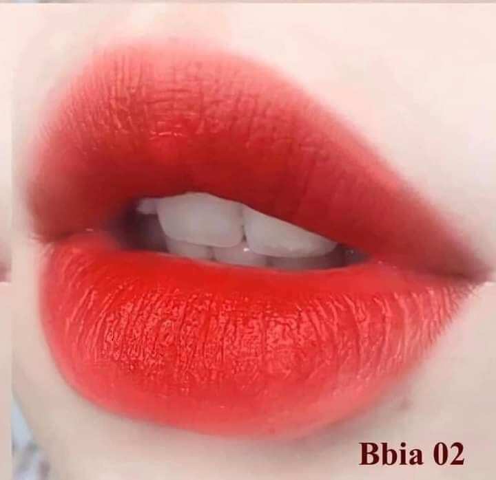 Son kem lì Bbia Last Velvet Lip Tint Version Màu 02 Đỏ Cam