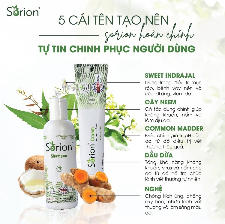DẦU TẮM GỘI SORION ẤN ĐỘ