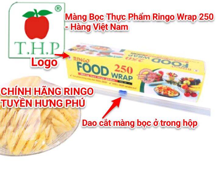 Màng Bọc Thực Phẩm Ringo Wrap 250 - Hàng Việt Nam