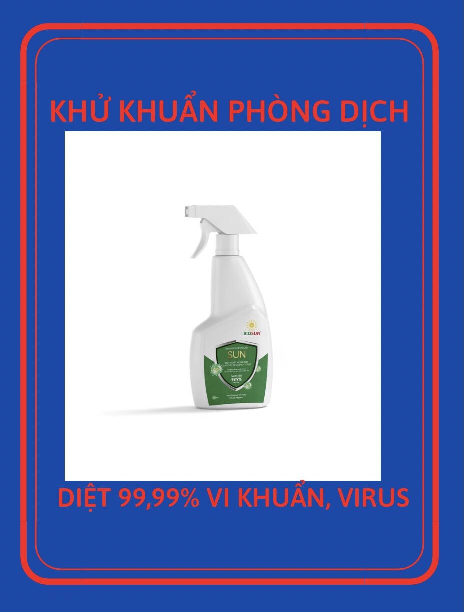 COMBO 2 Chai Dung Dịch Sát Khuẩn Tay Bio Sun Hương Dễ Chịu 2 Chai x 500ml