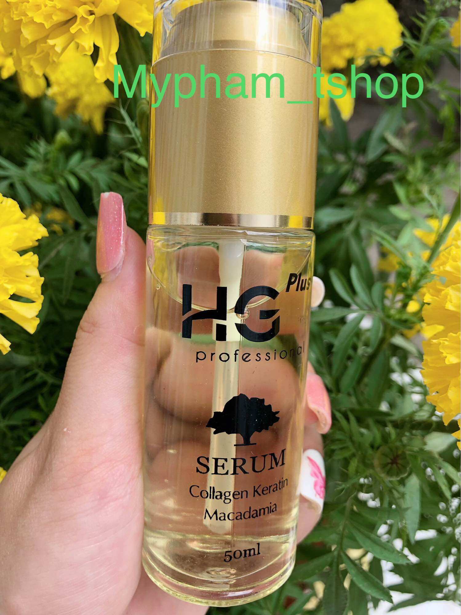 Serum Dưỡng Tóc HG Collagen Keratin Macadamia ,50ml