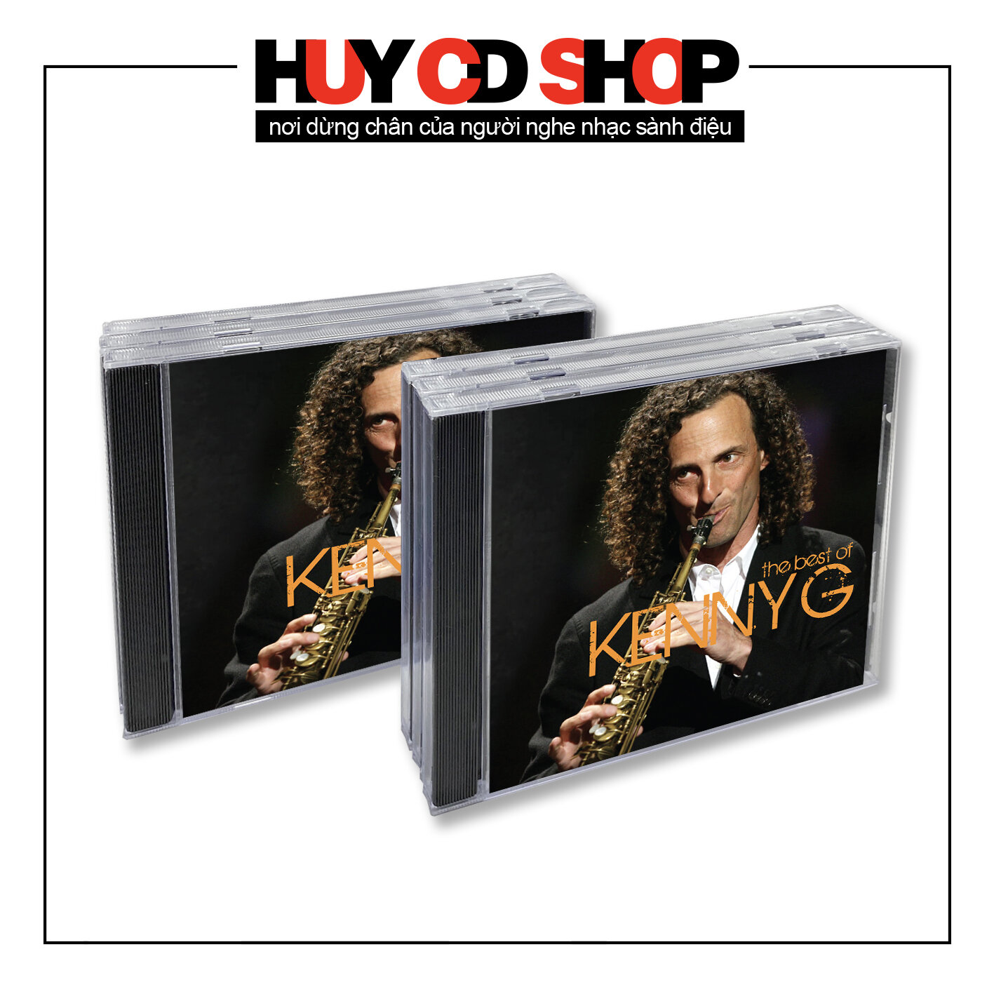 Đĩa CD Nhạc hoà tấu Saxo Kenny G - Những bài nhạc hòa tấu quốc tế bất hủ - Đĩa lòng Trắng