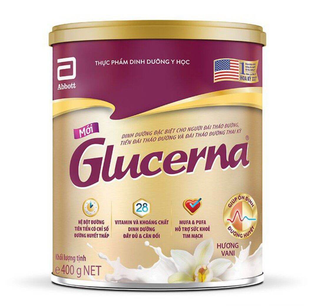 Sữa Bột Glucerna Hương Vani 400g [Date Mớ]