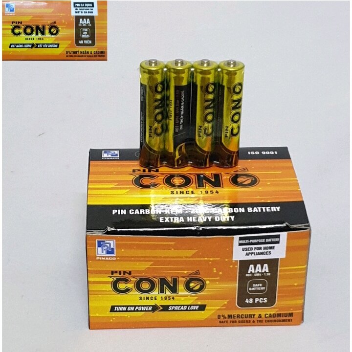 Pin Con Ó AAA (1 vỉ x 4 viên)