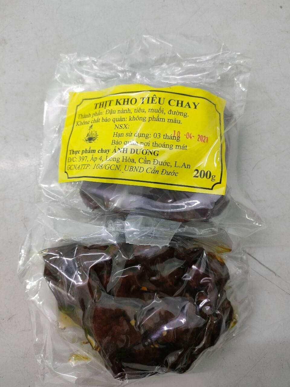 thịt kho tiêu chay