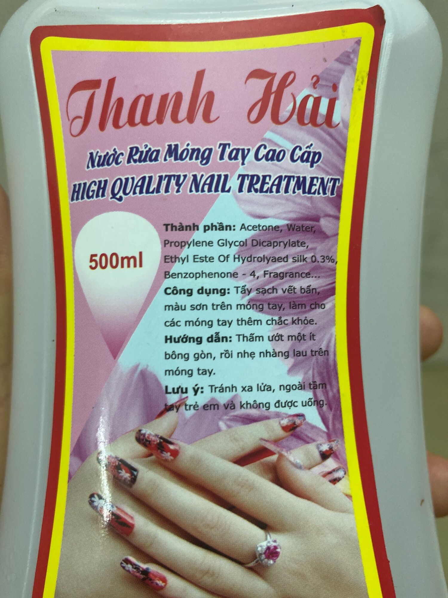 Nước rửa móng tay cao cấp QUYÊN - Axeton