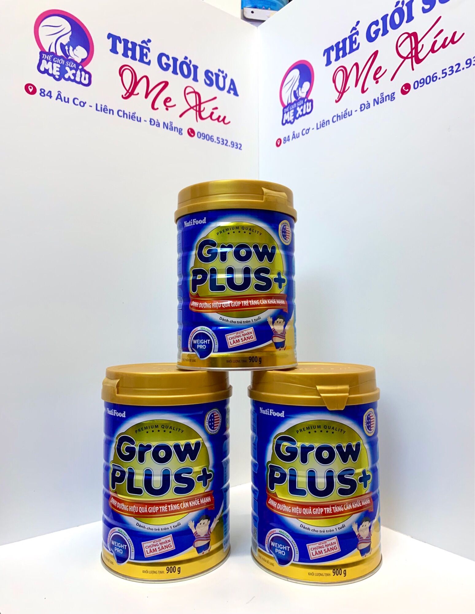 Nutifood Grow Plus Xanh 900g (trẻ trên 1 tuổi)
