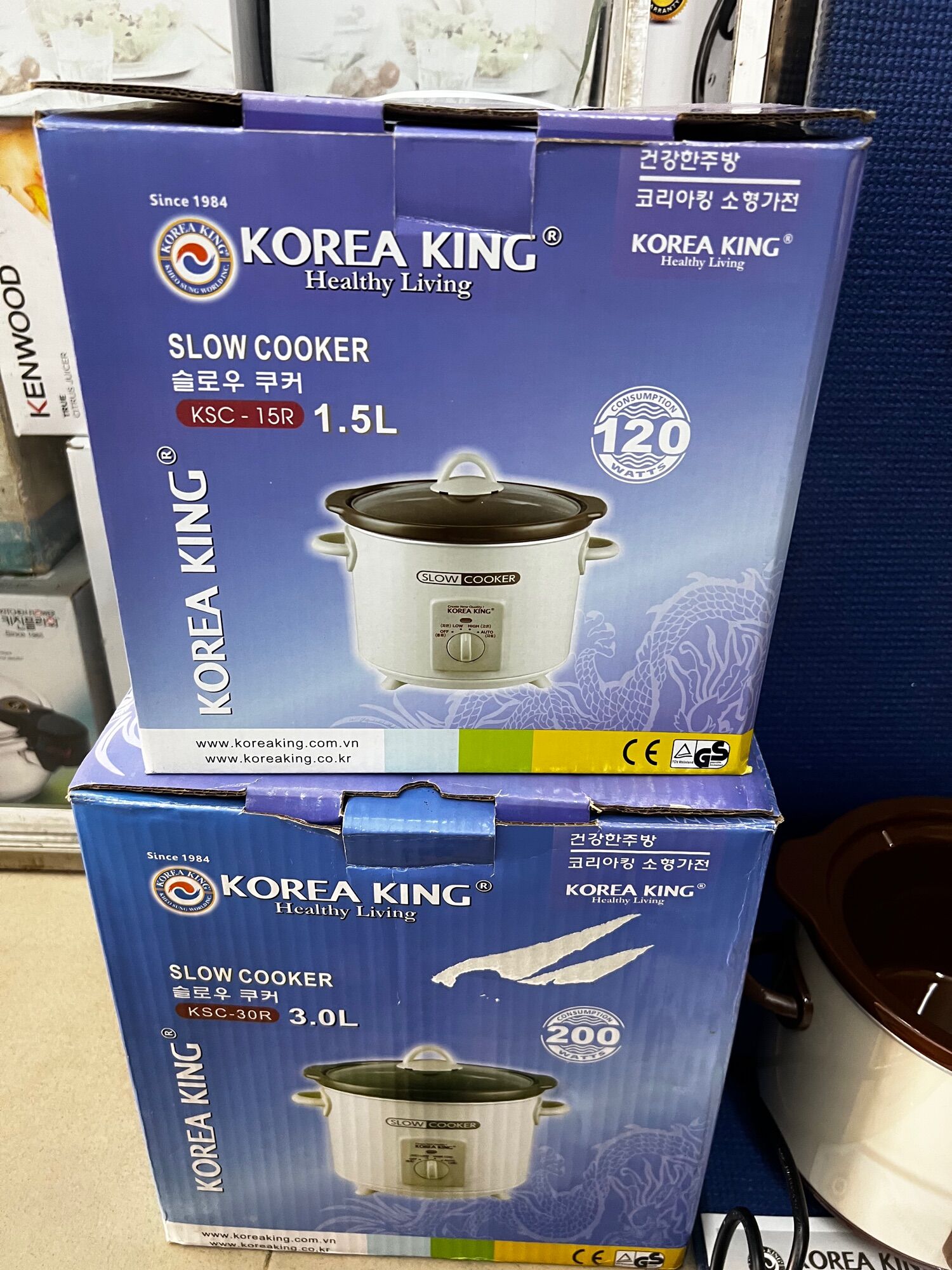 Nồi nấu chậm korea King 1,5 lít và 3 lít