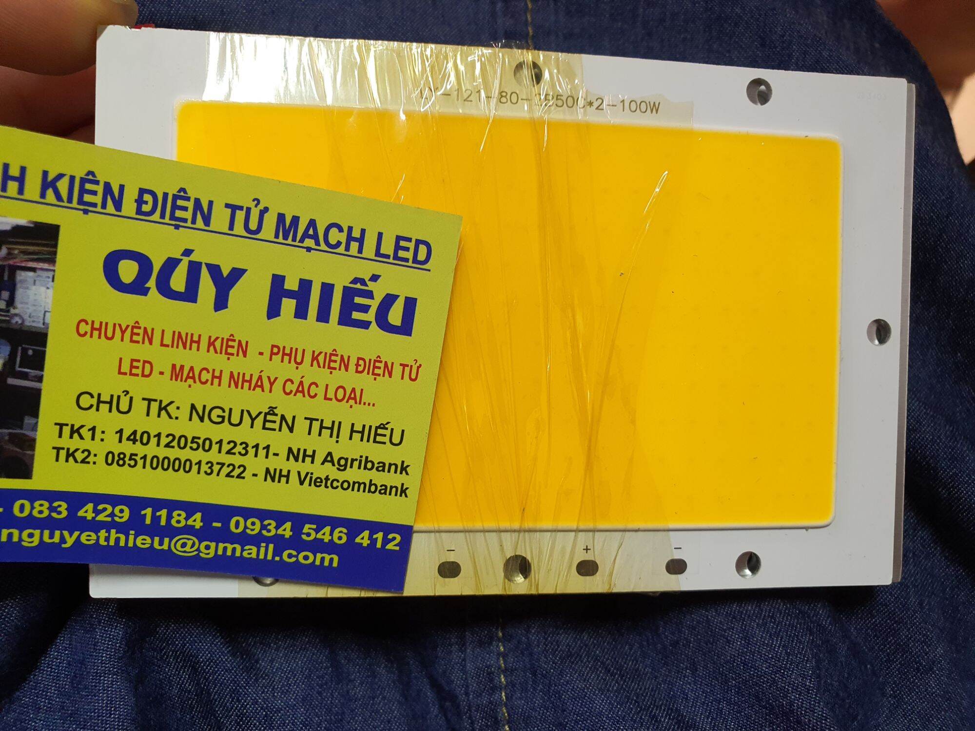 Nhân led 100w dùng chấn lưu