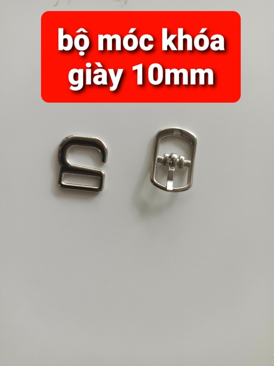 Khoá móc giày ,khoen móc giày 1cm..0,8cm