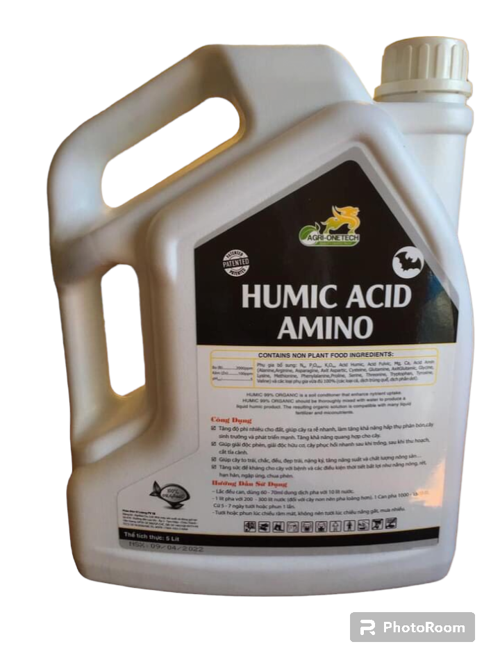 Phân bón HUMIC ACID AMINO. CAN 5L.