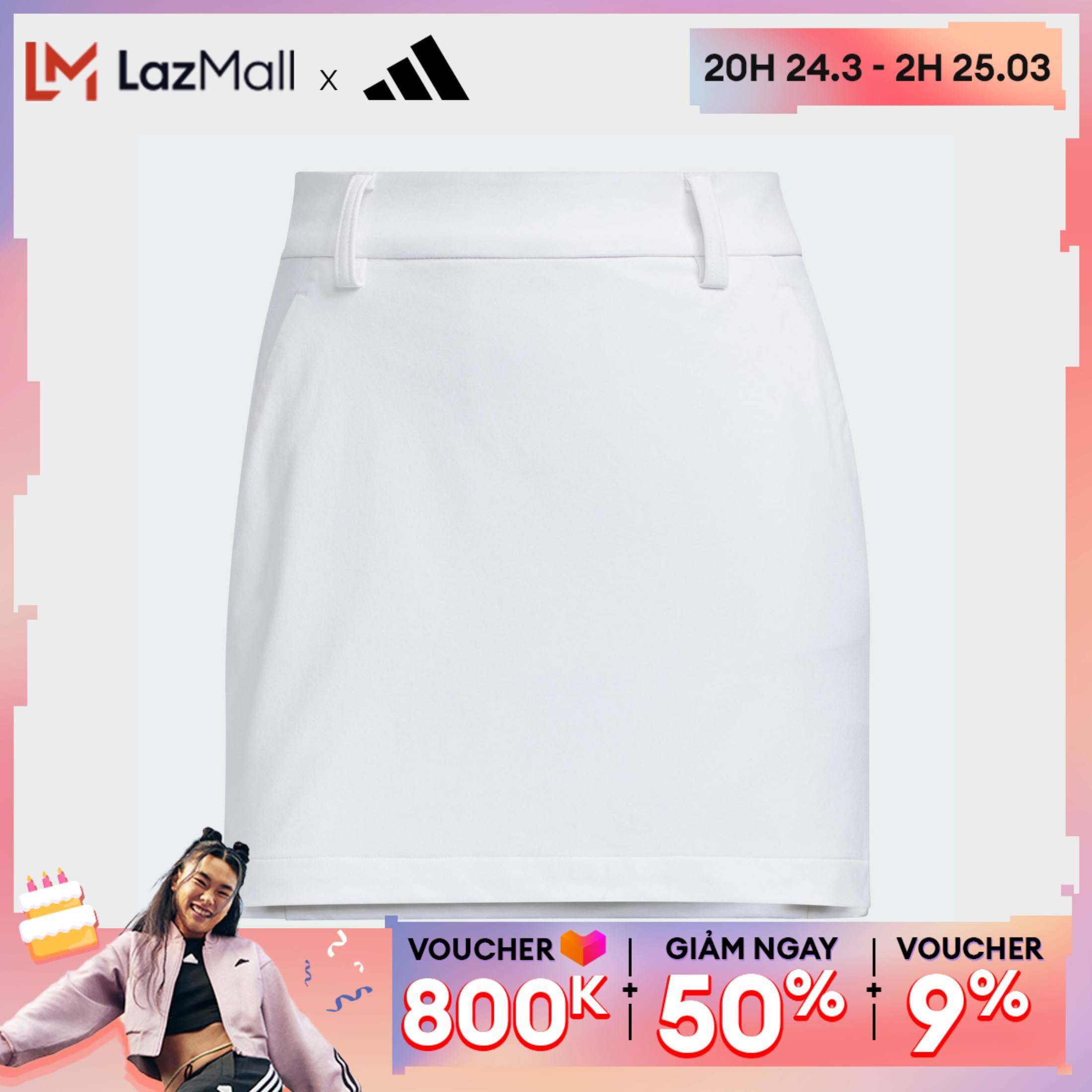 adidas Đánh gôn Chân Váy Co Giãn Bốn Chiều Nữ trắng HZ6063
