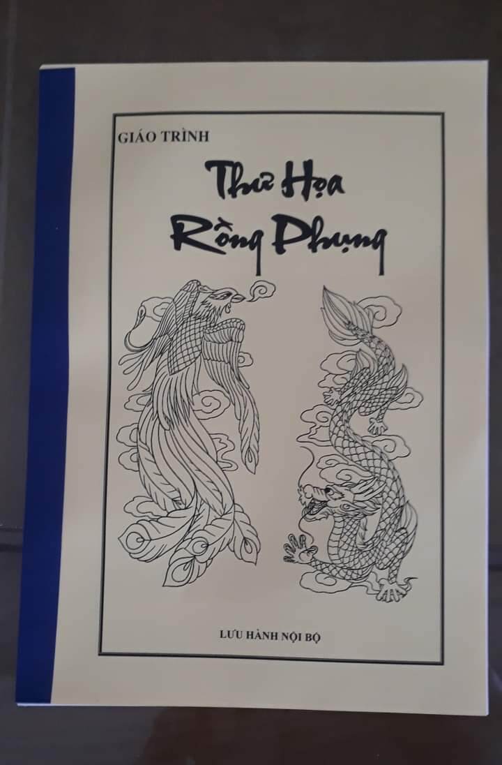 Bút gỗ viết thư pháp rồng phụng