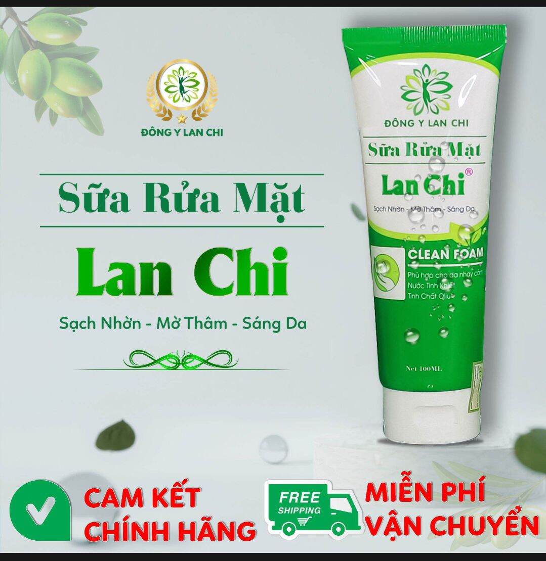 Sữa rửa mặt Lan Chi _  sạch nhờn, sáng da, mờ thâm, giảm mụn