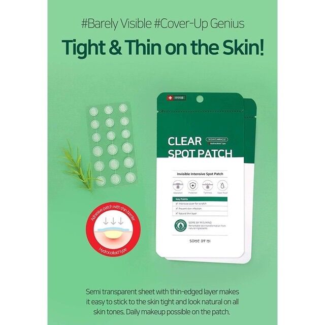 Miếng dán mụn Some By Mi 30 Days Miracle Clear Spot Patch | Vinie.minisize
