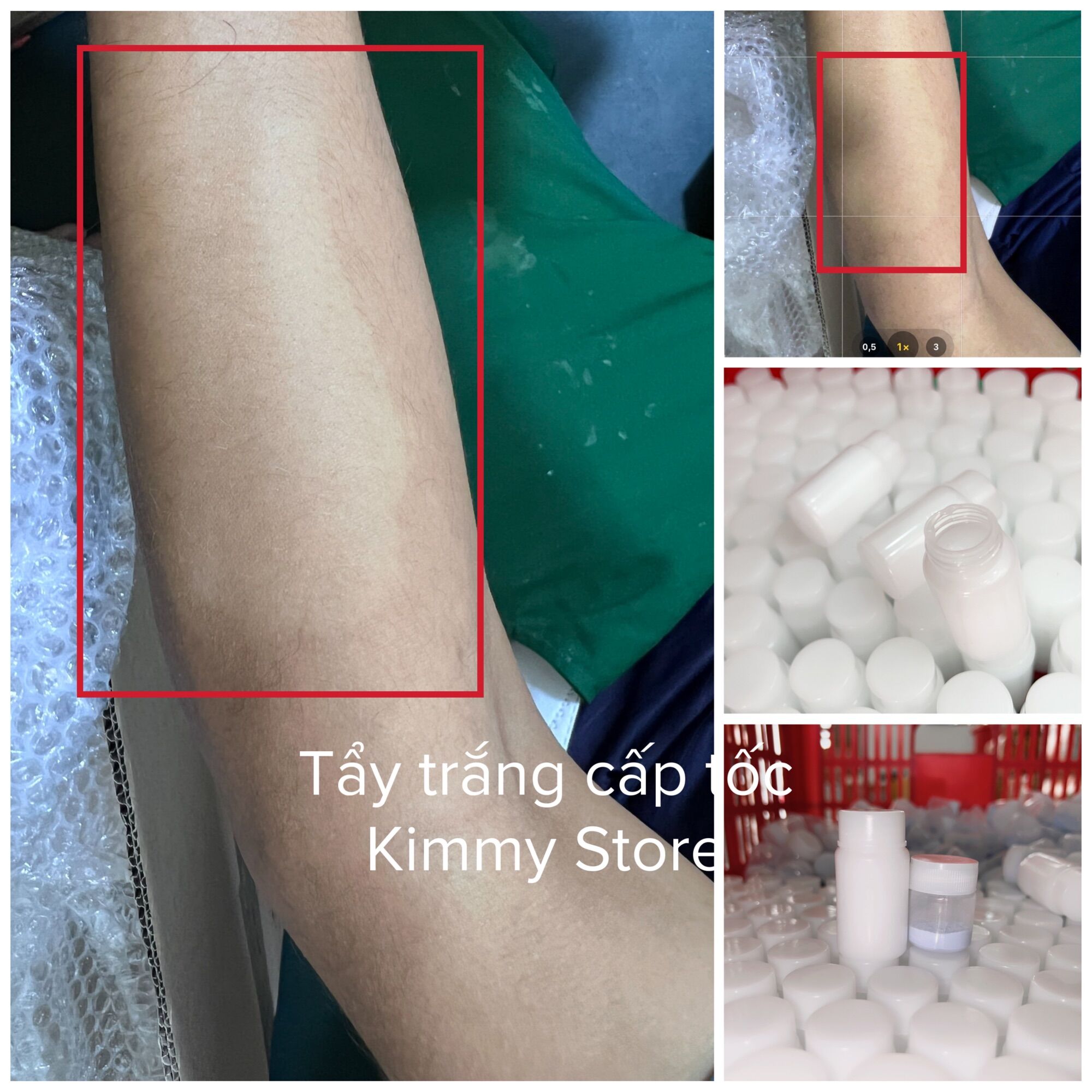 tẩy trắng cấp tốc mini kimmy 1 cặp